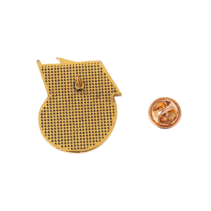 Ghim cài áo QIHE JEWELRY tráng men hình tàu hỏa/ hành tinh với 6 mẫu tùy chọn làm quà tặng cho bạn bè