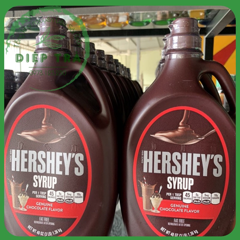 Sốt Topping Hershey's Socola Chai 623gr & 1.36kg