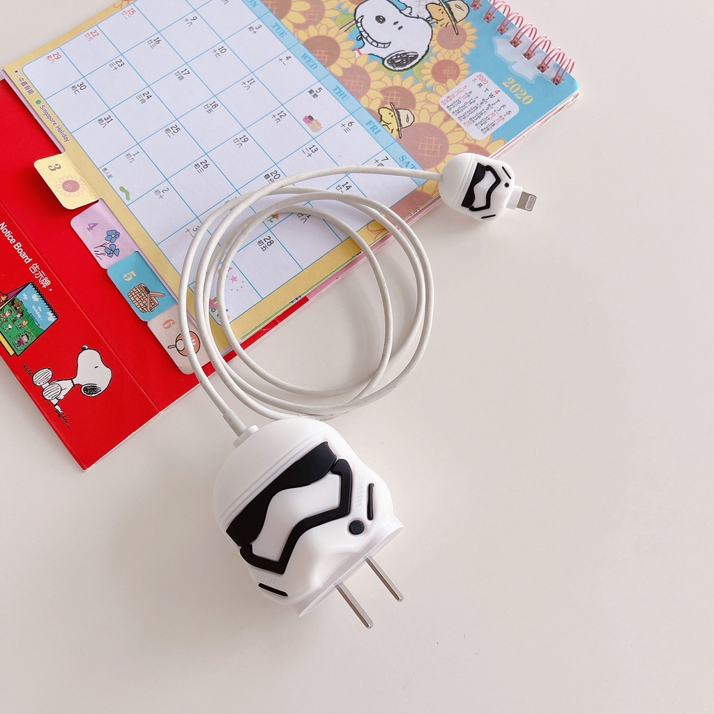 Phụ Kiện Bảo Vệ Dây Cáp Sạc/Tai Nghe Dễ Thương Cho iPhone / iPad 18W/20W