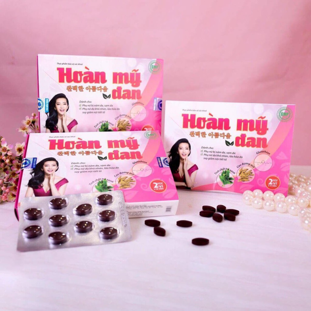 Hoàn Mỹ Đan viên uống làm sạch mụn, nám, tàn nhang | BigBuy360 - bigbuy360.vn