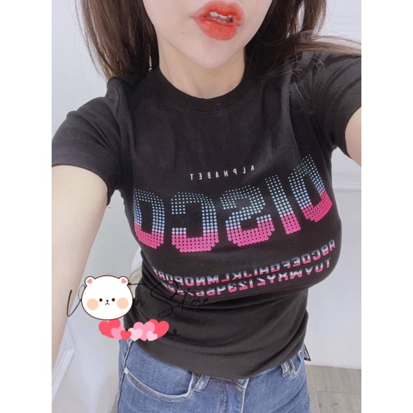 Áo thun nữ thái form vừa người chất siêu mát lạnh