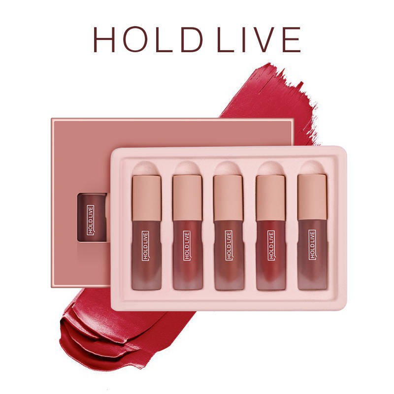 (Hàng Mới Về) Set 5 Son Môi Hold Live Chống Thấm Nước Và Lâu Trôi Cao Cấp | BigBuy360 - bigbuy360.vn
