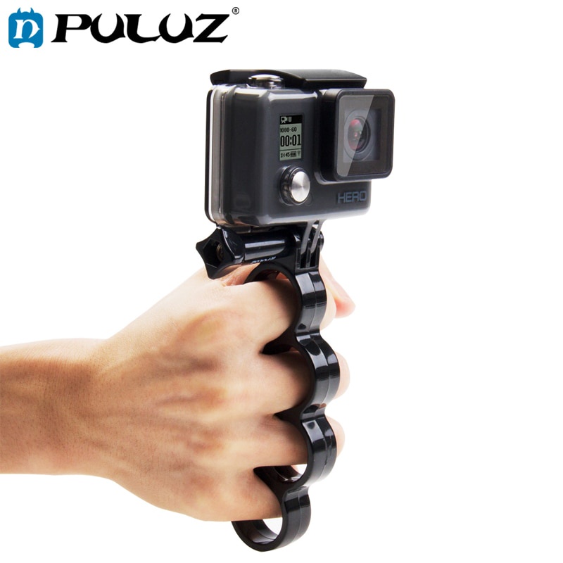 Giá đỡ cầm tay PULUZ bằng nhựa cho GoPro Hero6 kèm ốc vít cho Go Pro HEARO5