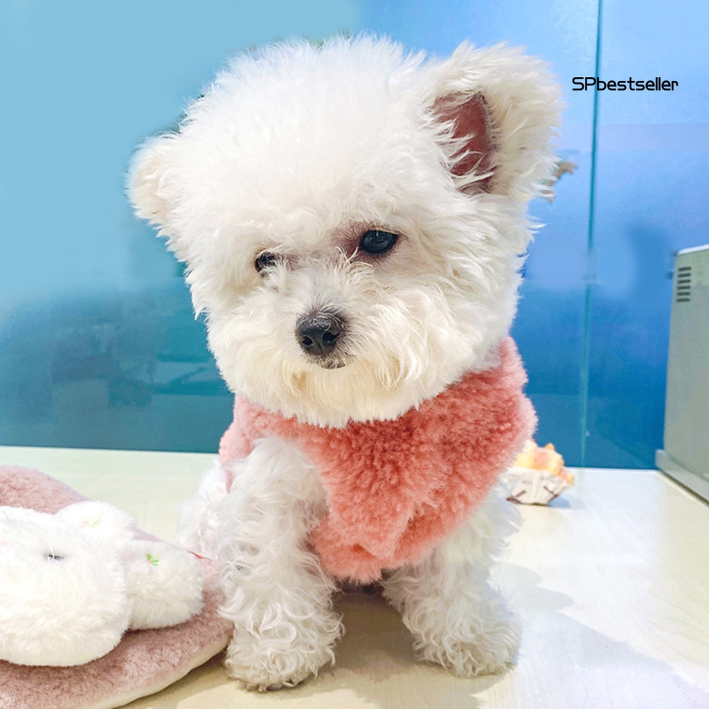 Áo sweater dệt kim dày dặn giữ ấm cho thú cưng cỡ nhỏ/vừa