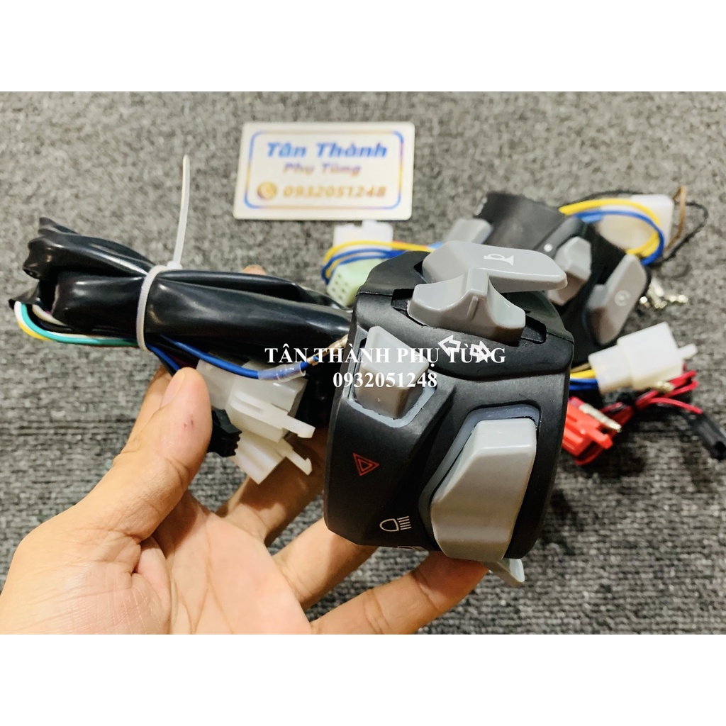 Cùm Light Master đèn xanh gắn : Vario, Sonic, Exciter 150, Raider FI, Winner