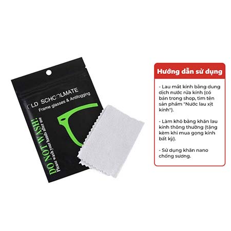 Khăn Nano Lau Kính Chống bám hơi nước