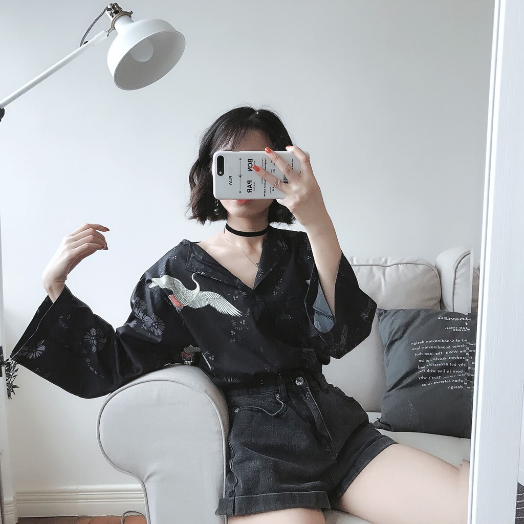 Áo sơ mi hoạ tiết