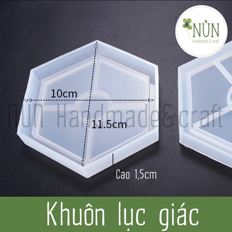 Khuôn Silicon Đế Lót Ly Các Hình Làm Handmade