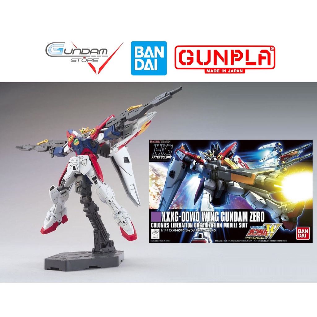 Mô Hình Gundam HG Wing Zero HGAC Bandai 1/144 Hgwing Đồ Chơi Lắp Ráp Anime Nhật