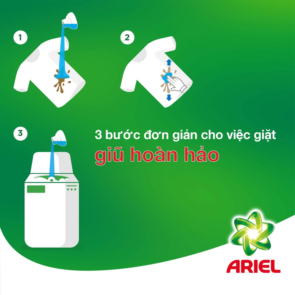 Túi Nước Giặt Ariel Đậm đặc 1.4kg