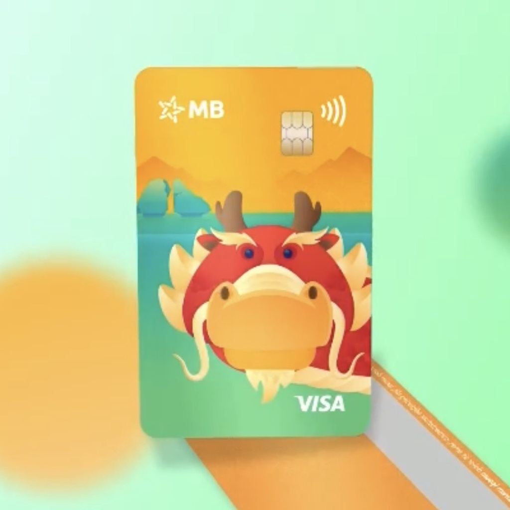 Thẻ hình 12 Con Giáp, thẻ MBBank - Phiên bản limited, Thẻ ATM VISA MB bank, MB Hi Collection