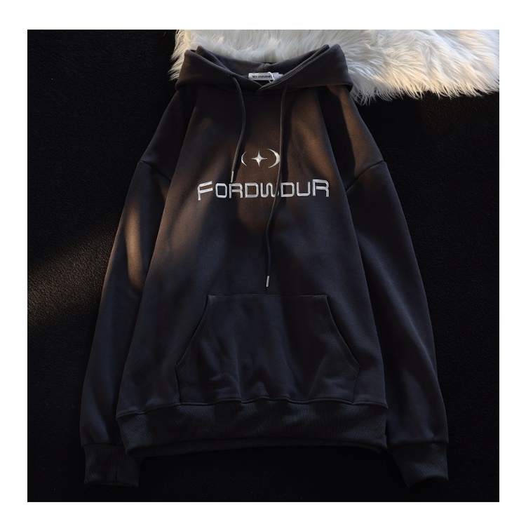 Áo hoodie PEWARN tay dài phong cách đường phố Mỹ thời trang 2022 cho nam và nữ oversize