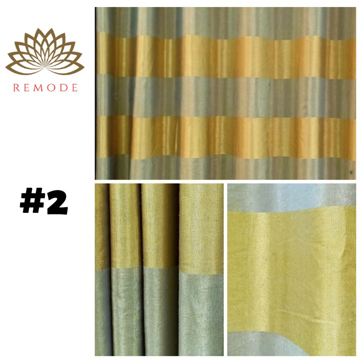Rèm cửa❤️FREESHIP ❤️ Rèm cửa vải lụa gấm Thái Lan 2m x 2,7m, mềm rủ, ánh màu sang chảnh, đẳng cấp. Hàng Limited