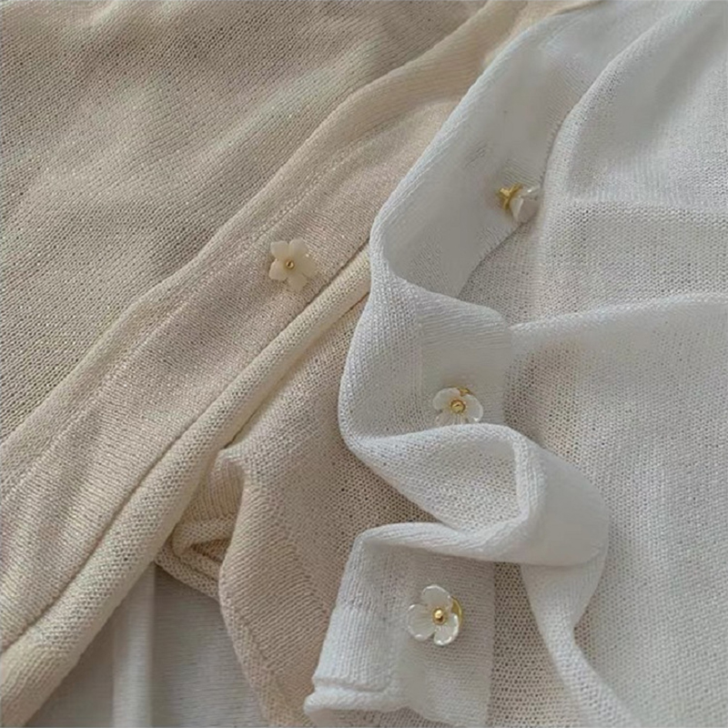 Áo Khoác Cardigan Dệt Kim Chống Nắng Thời Trang Cho Nữ