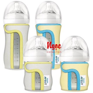 Bọc vải bình sữa AVENT thuỷ tinh 120ml, 240ml