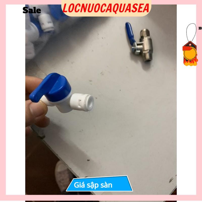 Van Xả Tay  Nối Nhanh Phi 6, Dây 6  ☑️ Van Xả Ngang ☑️ Van Khóa Nước/ van  chia nước bể cá cảnh