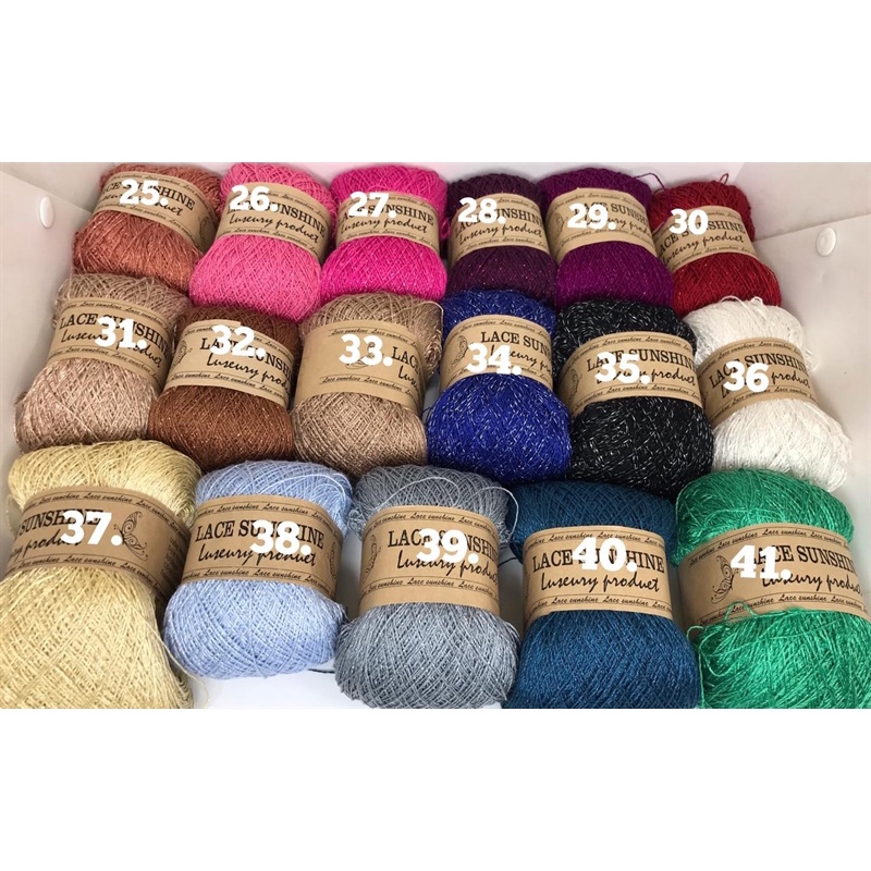 Sợi Lace Sunshine nhũ