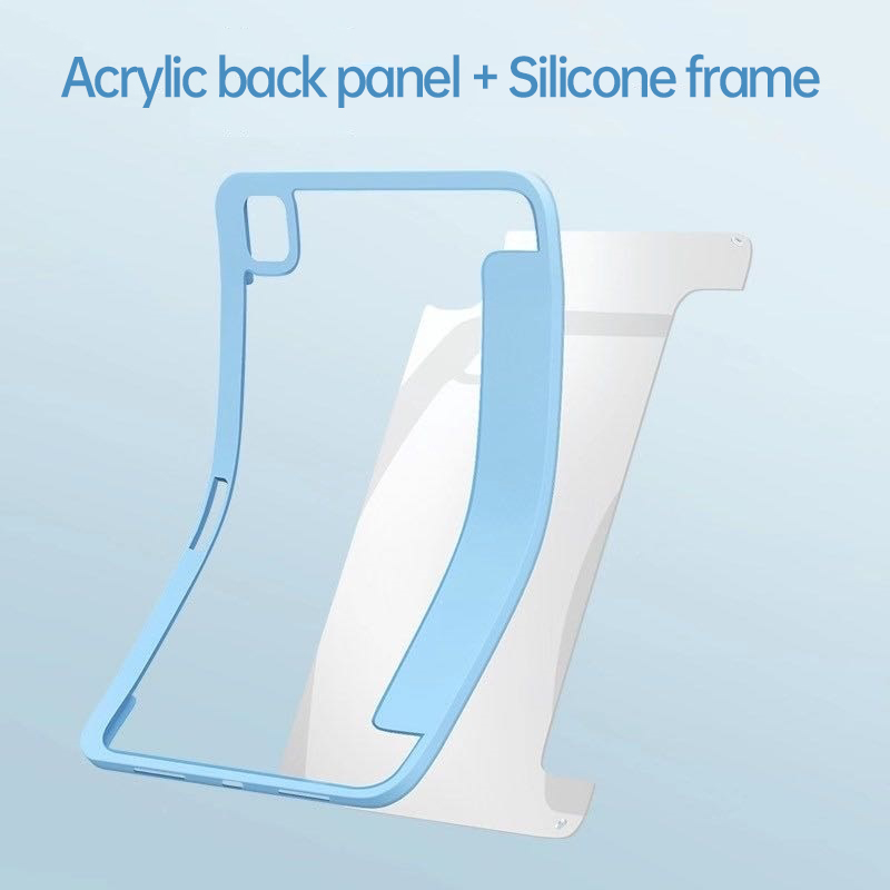 Ốp máy tính bảng nam châm 2 trong 1 trong suốt chống cong cho Ipad Pro 11 12.9 Air 4 4th Gen 10.9 Inch 2018 2020 | BigBuy360 - bigbuy360.vn