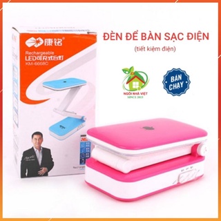 Đèn LED sạc tích điện để bàn gấp gọn lại được dùng để học bài và làm việc cho mọi người