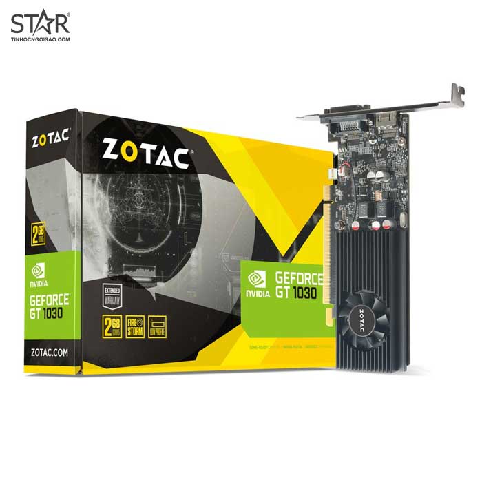 VGA Zotac GT 1030 Low Profile 2G GDDR5 (ZT-P10300A-10L)