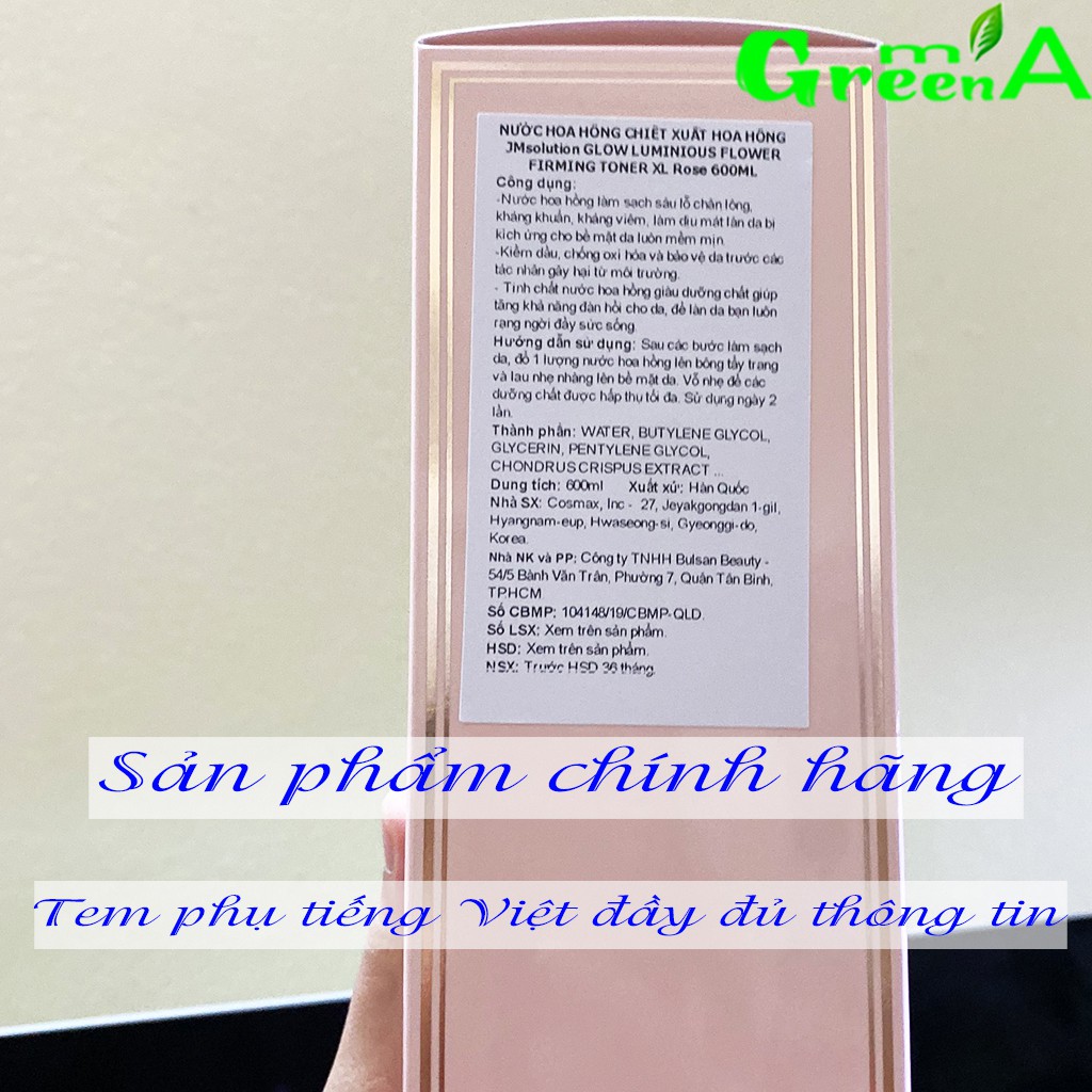 Toner JMSOLUTION Nước Hoa Hồng JM Solution Chính Hãng Ngọc Trai Hoa Hồng Mật Ong [NHẬP KHẨU CHÍNH HÃNG]