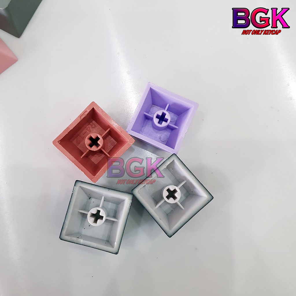 Keycap Lẻ Hình Vuông xếp gạch Cherry profile in dye sub ( keycap resin độc lạ )( Keycap Artisan )