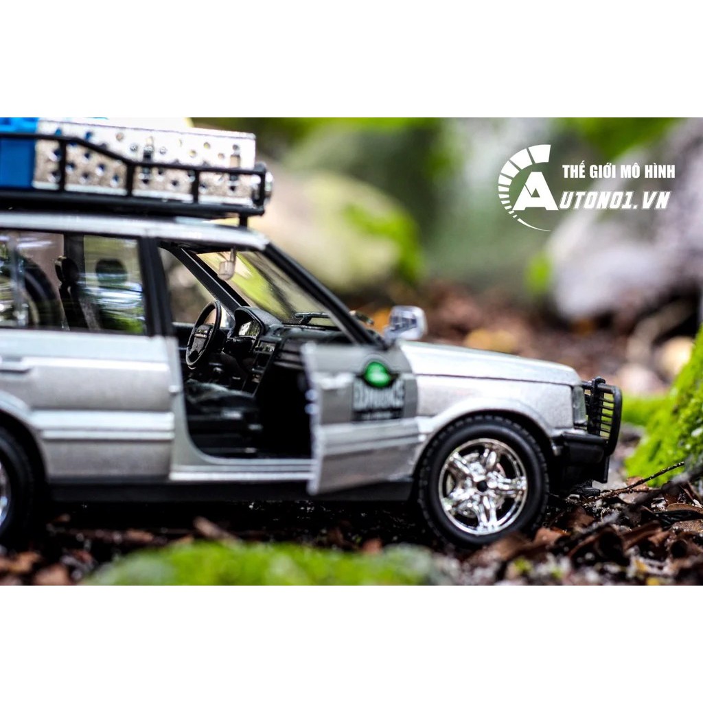 MÔ HÌNH XE RANGE ROVER EXPEDITION SILVER MODELCAR 1:24 BBURAGO 5241