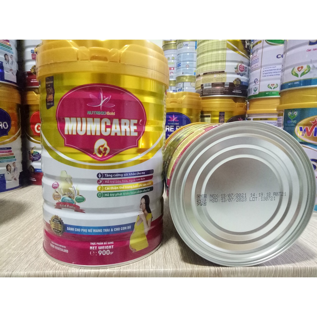 Sữa dinh dưỡng cho mẹ bầu Nutrikidgold Mumcare 900g – Mẹ khỏe bé thông minh và phát triển toàn diện