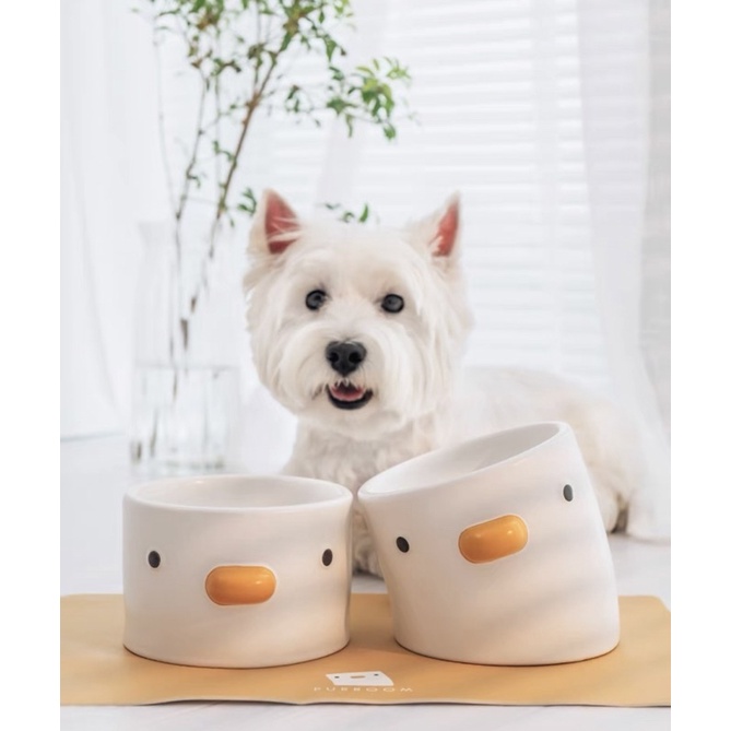 Bát ăn cho chó mèo hình gà BECHON B204