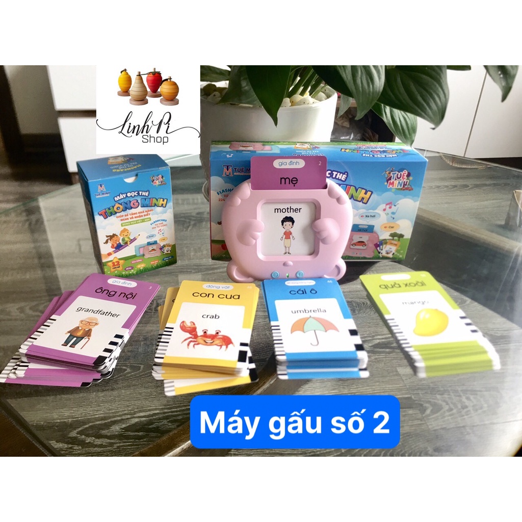 Máy đọc thẻ flashcard song ngữ Anh- Việt bảo hành 3 tháng