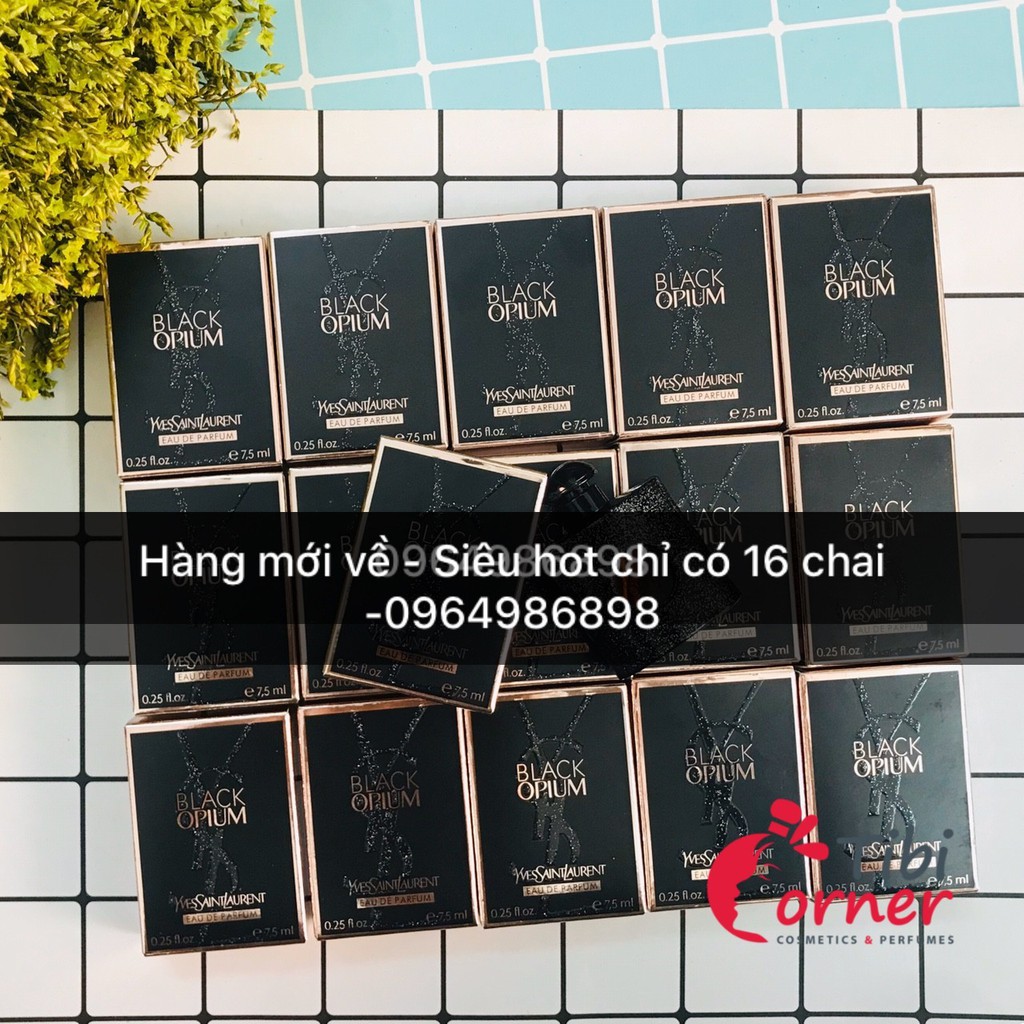 [Tặng Kèm Quà] Nước hoa YSL Black Opium EDP 7.5ml Chính Hãng