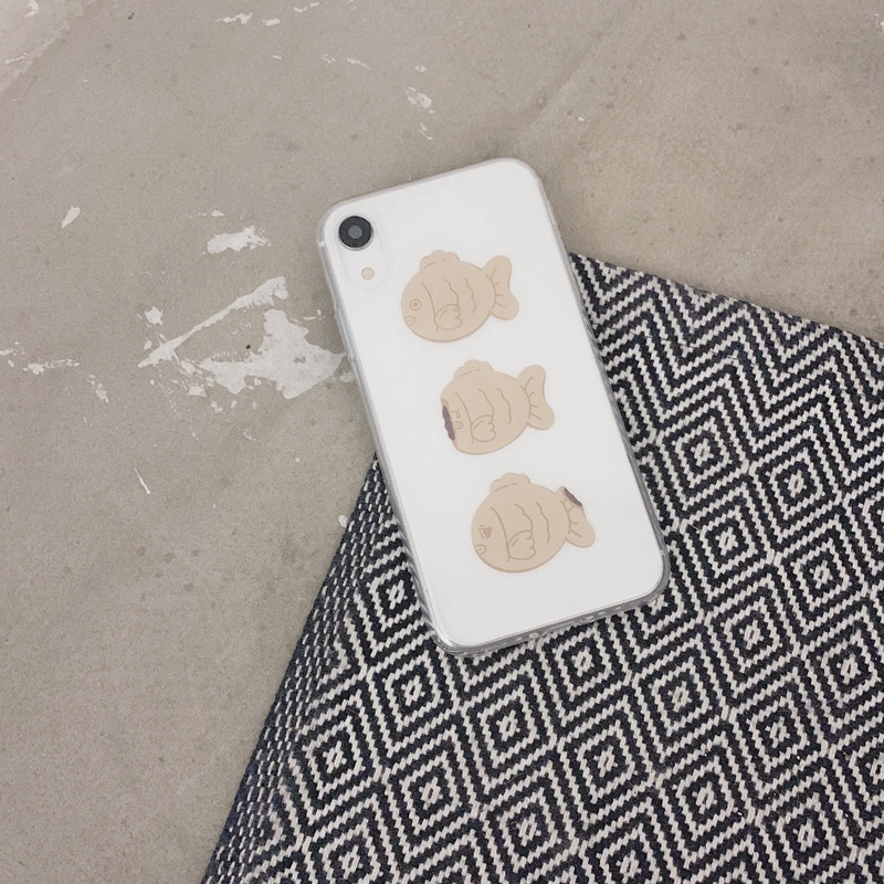 Ốp điện thoại trang trí hình 3 con cá cho IPHONE 5/5S/6/6PLUS/6S/6S PLUS/6/7/7PLUS/8/8PLUS/X/XS/XS MAX/11 | BigBuy360 - bigbuy360.vn