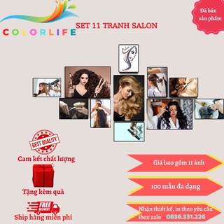 BỘ 11 TRANH SALON TÓC NỮ HOT DÁN TƯỜNG TRANG TRÍ QUÁN TIỆM TÓC FLTN2 - ÁNH DƯƠNG