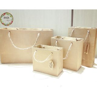 Túi giấy kraft Nhật dày dặn 180gsm (50 cái)