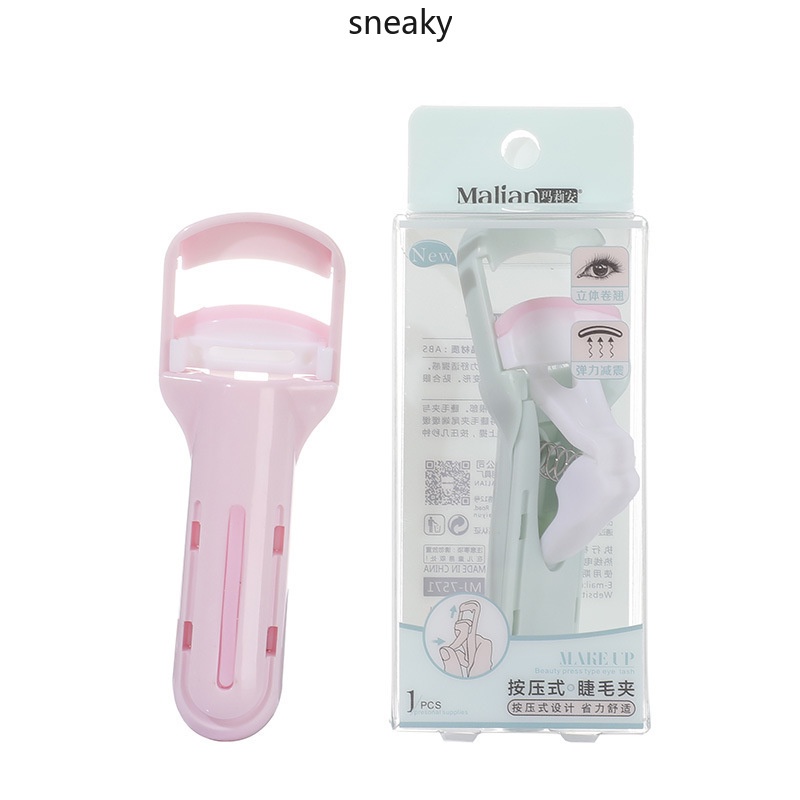 Kẹp uốn cong lông mi 3D bằng nhựa đầu vuông chuyên dụng MMT