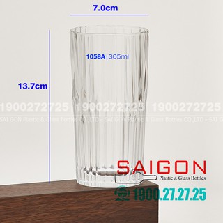 LY CAO THỦY TINH DURALEX MANHATTAN 305ML