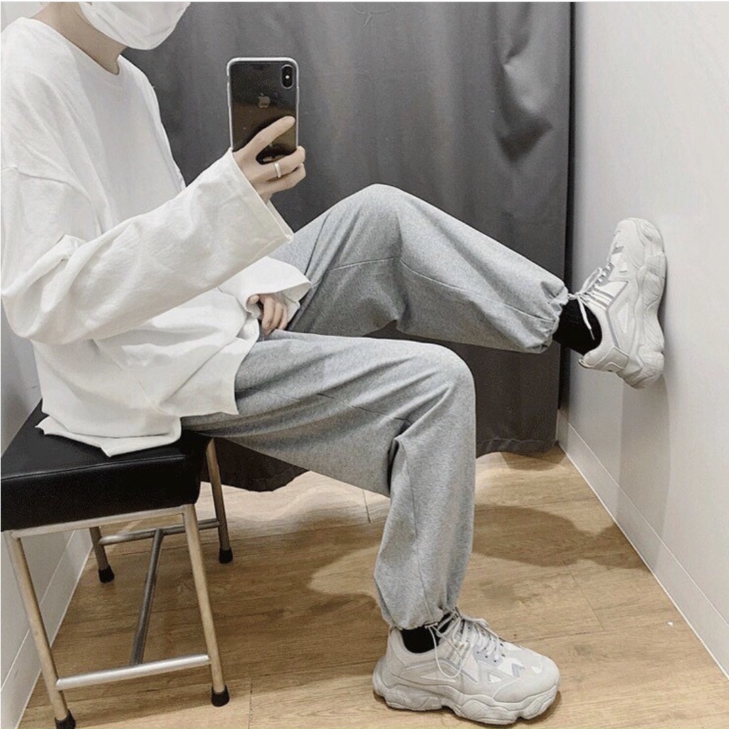 Quần thun ống rộng SIB Clothing rút ống nhiều màu unisex ulzzang SIB034