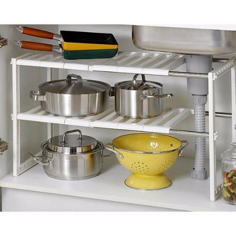 Kệ xếp để đồ nhà bếp 2 tầng đa năng tiện dụng