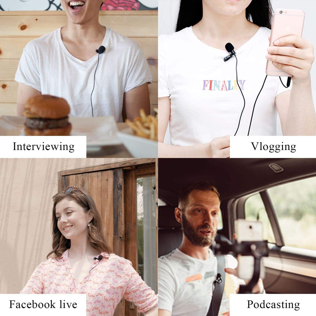 BOYA BY-M1 Pro - Micro Thu Ẩm Cổng 3.5mm TRRS Cho Điện Thoại & Máy Ảnh - Hàng Chính Hãng/Bảo Hành 24 Tháng