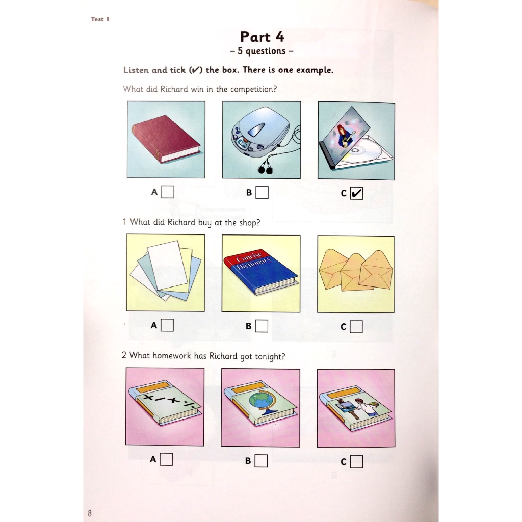 Sách - Cambridge Young Learners English Flyers 8 Student’s Book