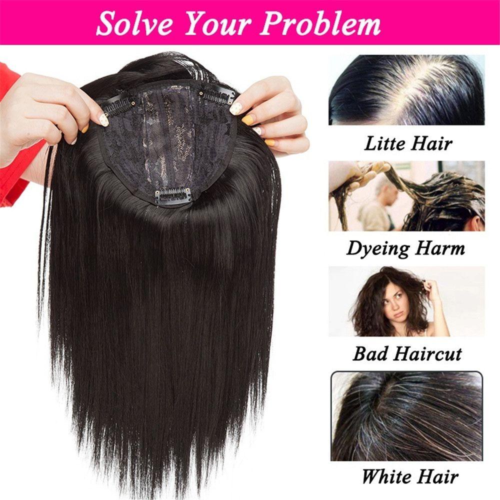 Maxg Toupees Kẹp Tóc Tạo Kiểu Làm Đẹp Che Phủ Hói Đầu Dành Cho Bạn Nữ
