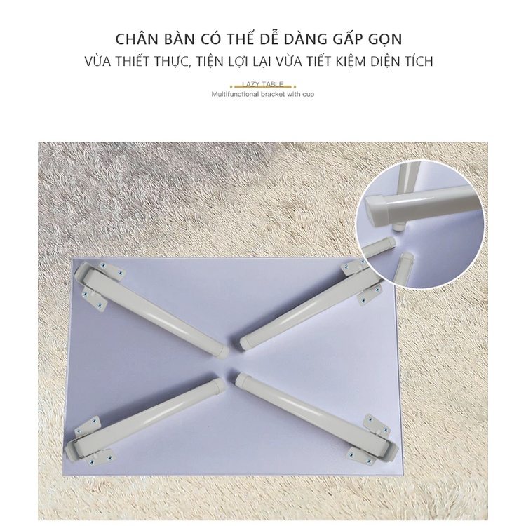 Bàn gấp gọn tiện lợi học tập làm việc kết hợp làm bàn ăn sinh viên - gp154c