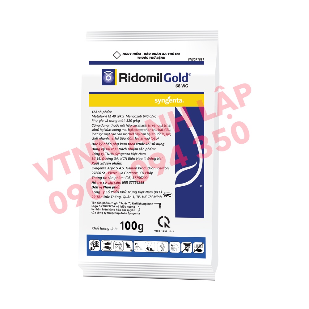 Ridomil Gold 68WG 100g