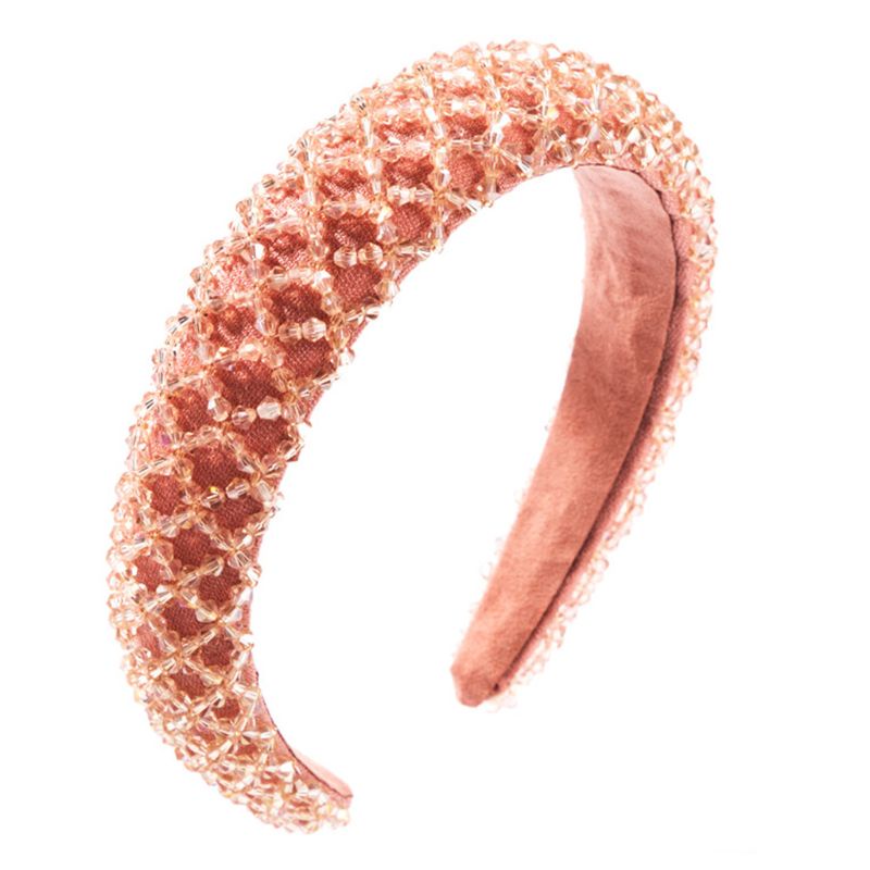 Băng Đô Cài Tóc Đính Hạt Pha Lê Nhân Tạo Dành Cho Nữ