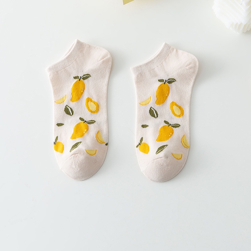 Vớ Cotton Cổ Thấp Mỏng Phong Cách Nhật Bản Dễ Thương Thời Trang Mùa Hè Cho Nữ