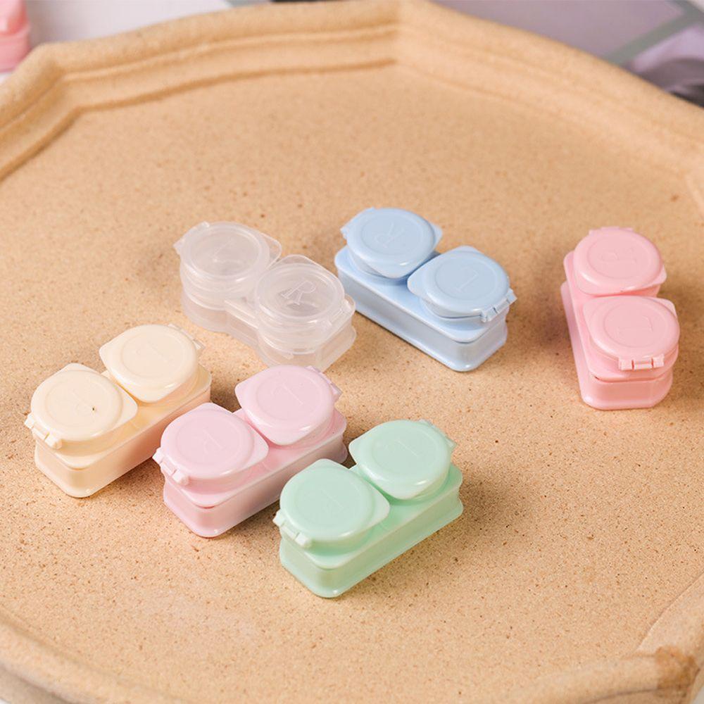 Hộp Đựng Kính Áp Tròng Hình Chữ Nhật Chống Thấm Nước Phong Cách Hàn Quốc