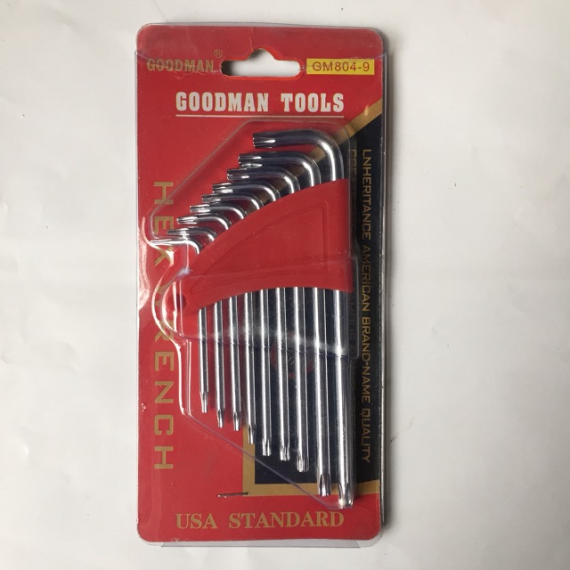 Bộ lục giác hoa thị GOODMAN TOOLS