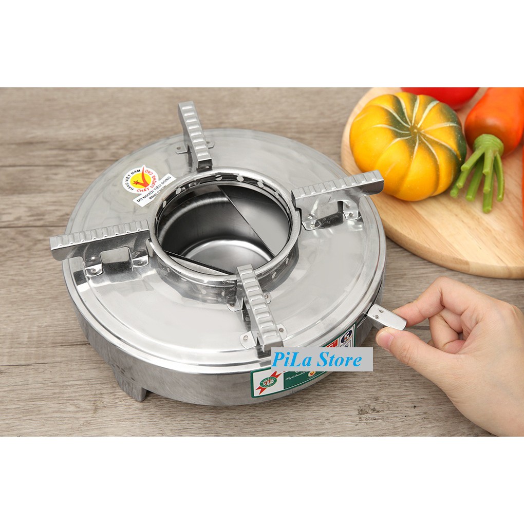 Bếp Cồn Tròn Inox