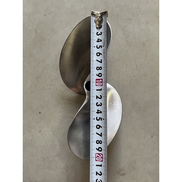 Chân vịt inox AB 13hp trơn SPS chân vịt 2 cánh máy xăng inox 304