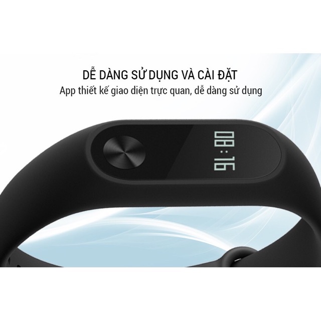 Vòng đeo tay thông minh Xiaomi Miband 2 - Digiworld